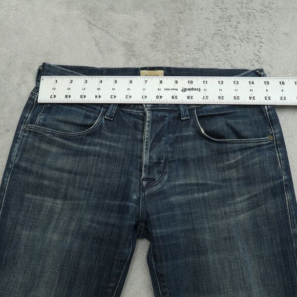 Hudson Clifton Jeans Mens Size 29x29 Blue Bootcut Button Fly USA Made Distressed - Picture 16 of 16